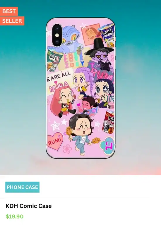 kpop demon hunters phone case