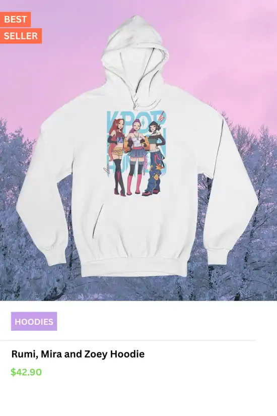 kpop demon hunters hoodie