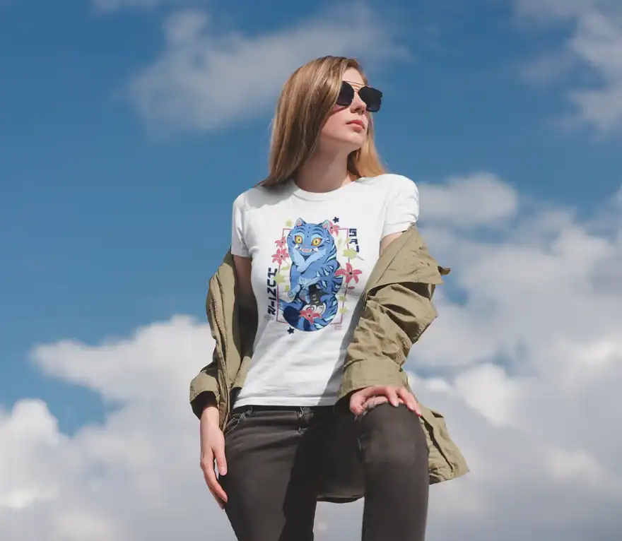 Kpop demon hunters merch, anime-inspired design featuring a demon hunter character, perfect for fans of K-pop and supernatural themes, trendy and stylish apparel for cosplay or everyday wear, vibrant and eye-catching graphics that stand out.