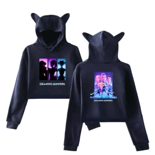 Kpop Demon Hunters Cropped Hoodie #7